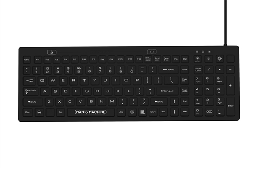 Inconsistent Fluisteren over het algemeen D-COOL Washable Standard Backlit Full-size Keyboard (Black) (USB) | DCOOL/B5